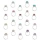 thumbnail image 2 of 20Pcs Simulation Diamond Ring Girls Finger Rings Playthings (Random Color), 2 of 3