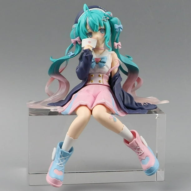Xinchangda Figurine de lapin rose Anime Illustration Bunny Girl Figurine PVC Modèle 20 cm Statue de dessin original Décoration Cadeau de collection