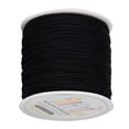thumbnail image 4 of Abbracc 90m/roll Macrame Cord Nylon Cord briaded string beading thread Black, 4 of 7