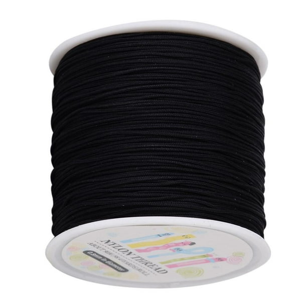 Ximing 90m/Roll Braiding Macrame Cord Nylon Thread Beading String For Bracelets Diy Brown Brown