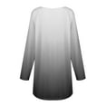 thumbnail image 5 of Knosfe Long Tops To Wear with Leggings Plus Size Cute Long Sleeve Crewneck Womens Shirts Gradient Trendy Casual Winter Blouse for Women Fall Fashion Loose Long Womens Tops, 5 of 6