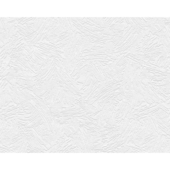 Concord Wallcoverings Textured Wallpaper Plain Featuring Solid Wall, White, 21 In x 33 Ft (56 sq. ft), 330321