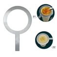 thumbnail image 2 of Stainless Steel Cup Milk Rim Ring Tea Gasket Coffee Baking Cover Torch Covers, 2 of 5