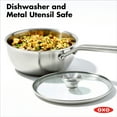 thumbnail image 7 of OXO Mira Tri-Ply Stainless Steel 3.75Qt Chef's Pan with Lid, 7 of 7