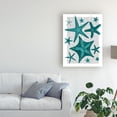 thumbnail image 3 of Trademark Fine Art 'Green Starfish Collection' Canvas Art by Fab Funky, 3 of 3