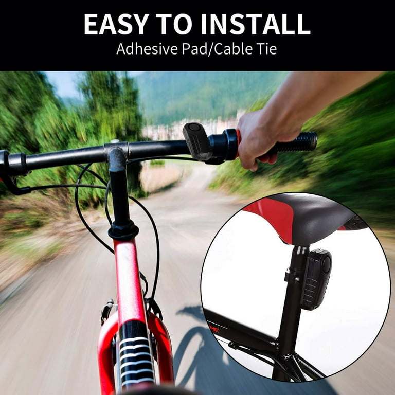 How to install bike security alarm
