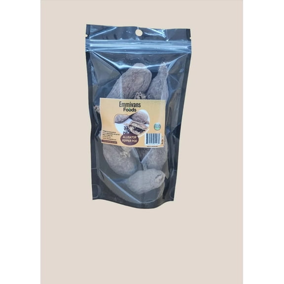 Emmivans Alligator Pepper Pods, Grain of Paradise, African Spice with fruity Flavor - 15 Whole Pods