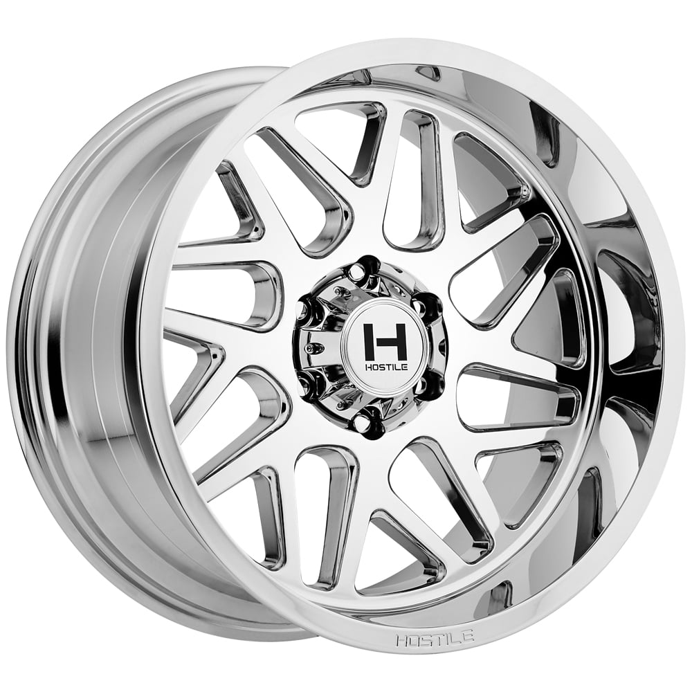 22" Inch Hostile H108 Sprocket 22x12 5x127(5x5") 44mm Chrome Wheel Rim