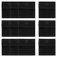 thumbnail image 1 of Uxcell 12 bolsas de joyería de terciopelo con botón a presión de 2.8x2.8 pulgadas para anillos, collares, pulseras, aretes, relojes, negro, 1 of 5