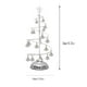 thumbnail image 2 of Lámpara de mesa LED Crystal Christmas Tree - Luces de cable de cobre a pilas para decoración del hogar, 2 of 2