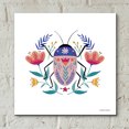 thumbnail image 6 of Epic Art 'Folk Art Beetle' by Rachel Nieman, Acrylic Glass Wall Art, 12"x12", 6 of 8