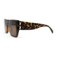thumbnail image 3 of Womens Classy Designer Style Squared Subtle Cat Eye Plastic Sunglasses Tortoise - Brown, 3 of 4
