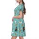 thumbnail image 2 of Disketp Cute Dog para Vestido de Manga Corta para Mujeres, Vestidos de Verano para Mujeres, Casual y Holgado para la Playa, 2 of 6