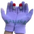 thumbnail image 2 of NMMUED Christmas Gloves Christmas Gifts for Women Cute Gloves Warm Gloves Cute Winter Gloves Warm Winter Gloves for Women Womens Gloves for Cold Weather Purple One Size, 2 of 4