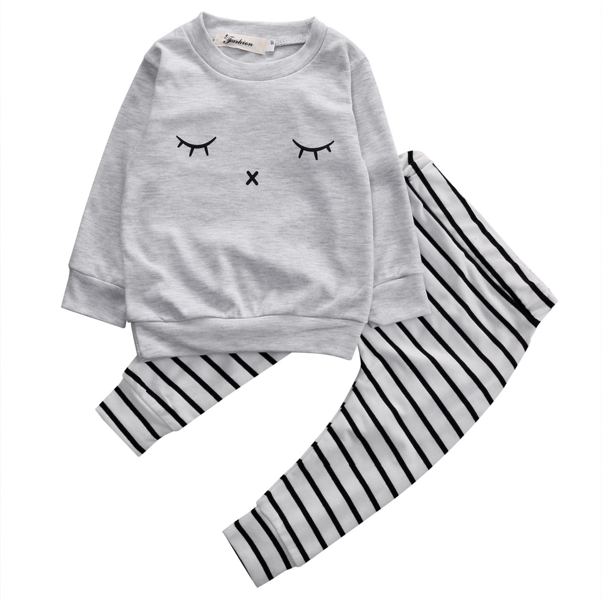 Newborn Baby Girls Boys Clothes Kids Tops Trouser Pants Tracksuit Outfits Set Newborn Baby Girls Boys Clothes Kids Tops Trouser Pants Tracksuit Outfits Set