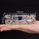 thumbnail image 4 of Glass Ashtray, Home Ashtrays for Cigarettes, Outdoor Ashtray for Weed, Cigar Cool Ashtrays Cute Ashtray Square Transpare The best one, 4 of 5
