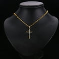 thumbnail image 2 of 14K Two Tone Gold Crucifix Cross Religious Pendant for Chain Necklace | Jewelry Gift for Men Women | 50 x 25 MM | 1.7 grams, 2 of 9