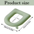 thumbnail image 2 of 2 Pcs Waterproof Toilet Seat Cushion, Toilet Seat Cover Pad, Reusable Waterproof EVA Toilet Seat Cushion, Padded Toilet Seat, Washable Toilet Cover Seat Pad for Home Hotel, 2 of 8