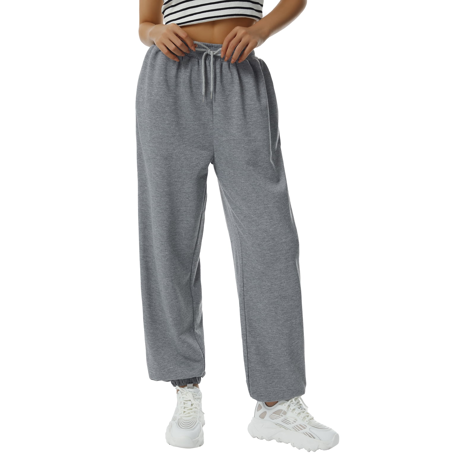Kiapeise Sweatpants for Women Elastic 