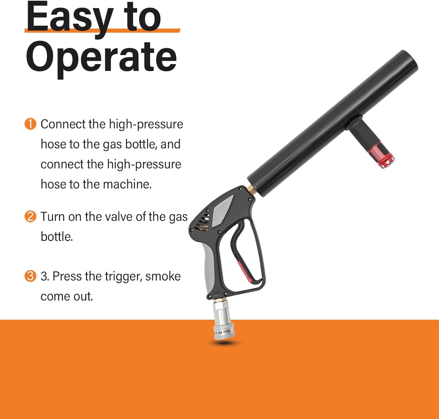 CO2 Jet Machine CO2 Fog Machine Handheld Mini CO2 Spraying Machine for Stage Effects Concert Party Bar Club