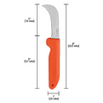 thumbnail image 5 of Zenport K104-O Harvest Utility Knife, 3 Inch Stainless Steel Blade, Orange, 5 of 5