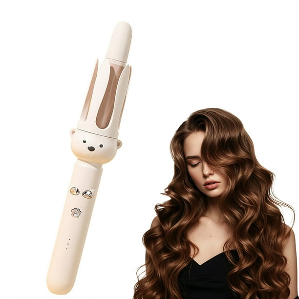 Salud y belleza, Herramientas de belleza, Rizador de pelo, Rizador de pelo automático, rizador giratorio de 32 mm, rizador de pelo de ondas grandes que no daña el cabello.