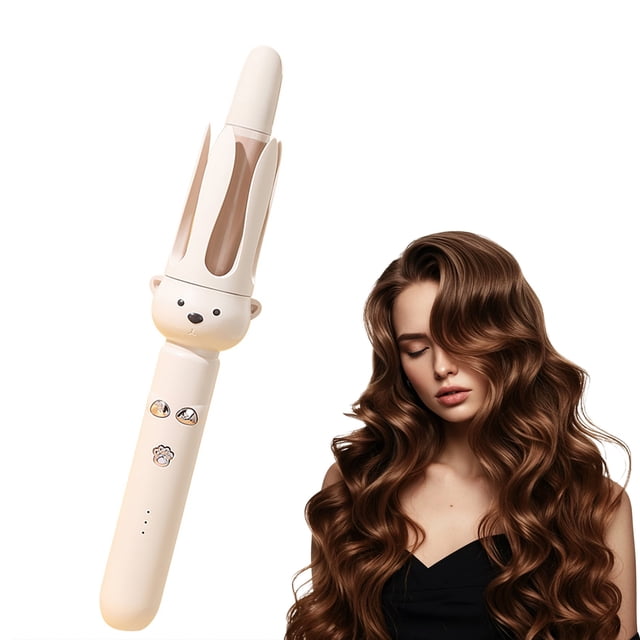 Rizador de pelo automático, giratorio y con ondas grandes, sin dañar el cabello, de 32 mm.