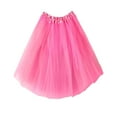 thumbnail image 2 of uublik Girls Mini Skirt Multicolor Mini Skirts High Elastic Waisted Tiered Ruffle Skirt 4T-14, 2 of 3