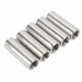 thumbnail image 4 of 5 Pieces M12 Stainless Steel Round Coupling Nut Female Thread Rod Connector Fastener Hardware, 4 of 5