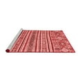 thumbnail image 2 of Ahgly Company Machine Washable Indoor Rectangle Abstract Red Modern Area Rugs, 8' x 10', 2 of 4