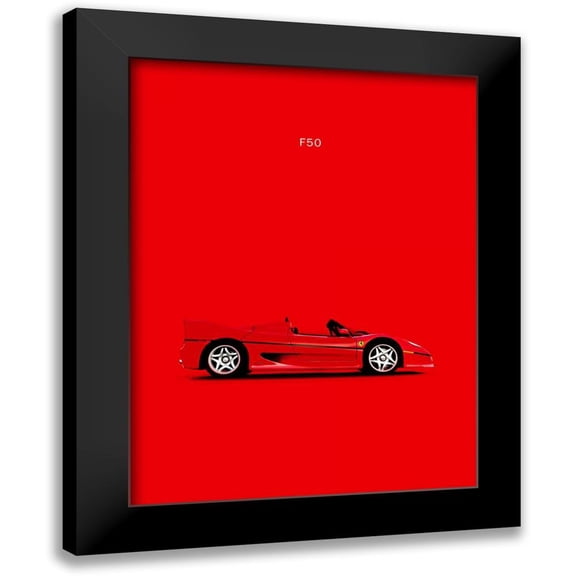 Rogan, Mark 12x14 Black Modern Framed Museum Art Print Titled - Ferrari F50