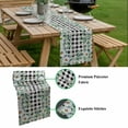thumbnail image 5 of Green Eucalyptus Leaves Table Runner - 120 Inch Long, Kitchen Dining Table Runner Dresser Scarves, Daisy Floral Farmhouse Decor for Coffee Tables Wedding Party Banquet, 5 of 8