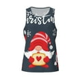 thumbnail image 4 of Gaeub Three Cute Christmas Gnomes Men's Athletic Tank Top, Workout Sleeveless Shirts, Running Tank Tops for Gym, Running, Training - XX-Large, 4 of 9