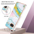 thumbnail image 2 of Compatible with Google Pixel 7A Soft Case Marble Pattern Enhanced Camera & Screen Protection Cover, 2 of 5
