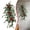 Green, variant on 20 Inch Artificial Christmas Teardrop Door Swag, Hanging Greenery Decor With Holly Leaves, Red Berries, Pinecones, Winter Wall Ornament For Front Door Porch Entryway