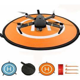 Plataforma de aterrizaje para drones Plataforma de aterrizaje de 75 cm para drones Pista de aterrizaje plegable Indoostrial Plataforma de aterrizaje plegable Almohadilla de helipuerto de aterrizaje