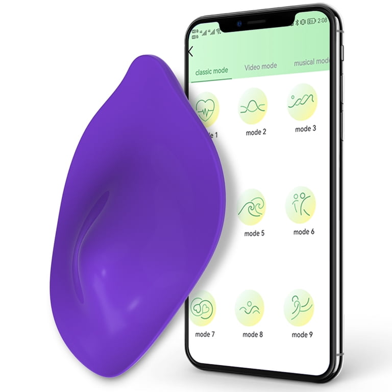 TLUDA APP Remote Control Wearable Panty Vibrator for Women , Wearable  Vibrator Adult Sex Toys, Purple
