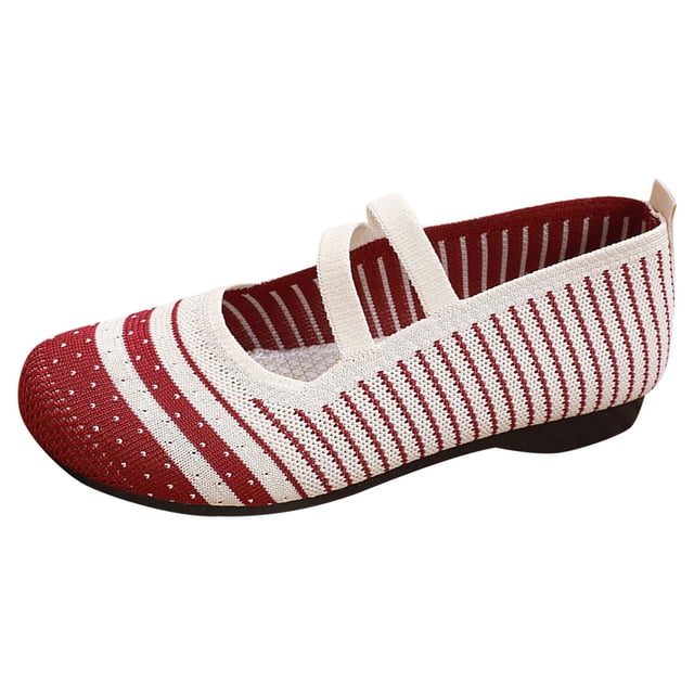 adviicd Mocassins pour Femmes Mocassins pour Femmes Confortables à Enfiler Mocassin Décontracté Plat Travail Bureau Chaussures Habillées Rouge,40