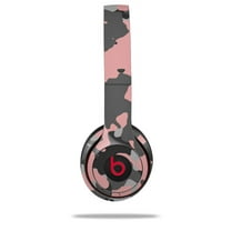 Skin Decal Wrap for Beats Solo 2 and Solo 3 Wireless Headphones WraptorCamo Old School Camouflage Camo Pink (BEATS NOT INCLUDED) by WraptorSkinz