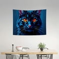 thumbnail image 2 of RKSupls Tapestry Wall Hanging Art, Dark Fantasy Cat Hanging Tapestry Decoration for Daily Bedroom, Living Room, Dorm, Apartment Hallway Home Decor,40*30in, 2 of 5