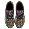 thumbnail image 2 of Mardi Gras Masquerade Beads Shoes Sneakers for Women Men Black Size 3.5, 2 of 7