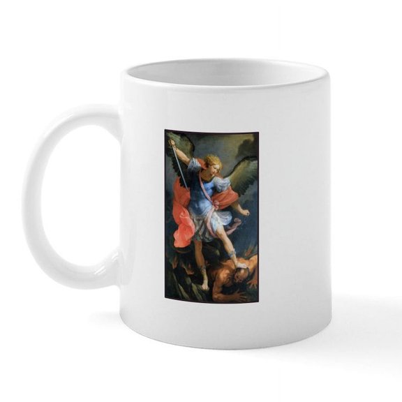 CafePress - St. Michael The Archangel Mug - 11 oz Ceramic Mug - Novelty Coffee Tea Cup
