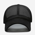 thumbnail image 3 of HNMKIU Breathable Mesh Baseball Cap for Outdoor Sports and Running Adjustable Lightweight Design for All Seasons Black,A, 3 of 7