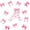Pink White A, variant on Catabedysis Personalized Bow Gifts 7-Piece King Bedding,Initial Alphabet G Pattern King Bed in a Bag,Pink Reversible For Girls