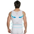 thumbnail image 4 of Lilgiuy Men's Buckle Adjustment Belly Shaper Corset Waist Corset Chest Belly Belt Stereotype Vest Invisible Breathable White,14 Fall Fashion for 2022 Spring Winter, 4 of 5