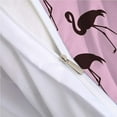 thumbnail image 5 of Duvet Cover 200x200 Cm Cute Flamingo Animal Bedding Set In Light And Soft 2 Persons With Zipper And 2 Pillowcases, 5 of 5