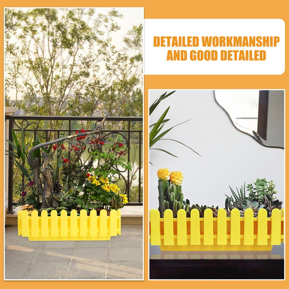 WRISTBIQUE Garden Planters Planter Yellow PP Cultivation Indoor Outdoor 1Pack