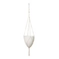 thumbnail image 3 of Cesta colgante para plantas colgantes con autorriego y memoria de agua, color blanco, automática Cuerda de algodón, 3 of 9
