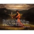 thumbnail image 2 of ArtsyQuotes 24x20 Black Ornate Wood Framed with Double Matting Museum Art Print Titled - Bible Verse Quote Psalm 27:12, Anne Francois Janmot - Poem of the Soul Reality, 2 of 4