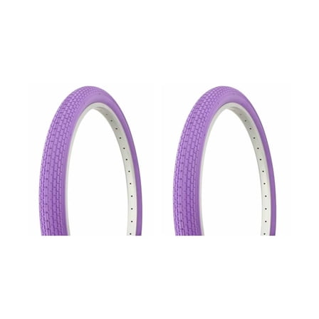 Tire set. 2 Tires. Two Tires Duro 26" x 2.125" Purple/Purple Side Wall HF-120A. Bicycle Tires, bike Tires, beach cruiser bike Tires, cruiser bike Tires